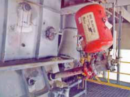 空气炮在水泥厂预热器上安装案例