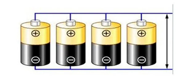 电池并联