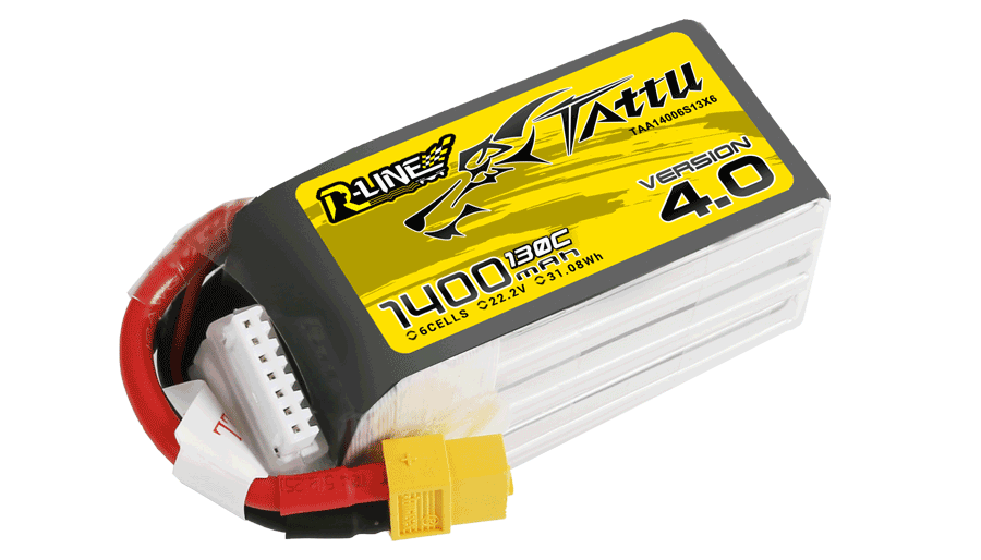 1400mAh fpv穿越机电池 22.2V 130C 6S1P