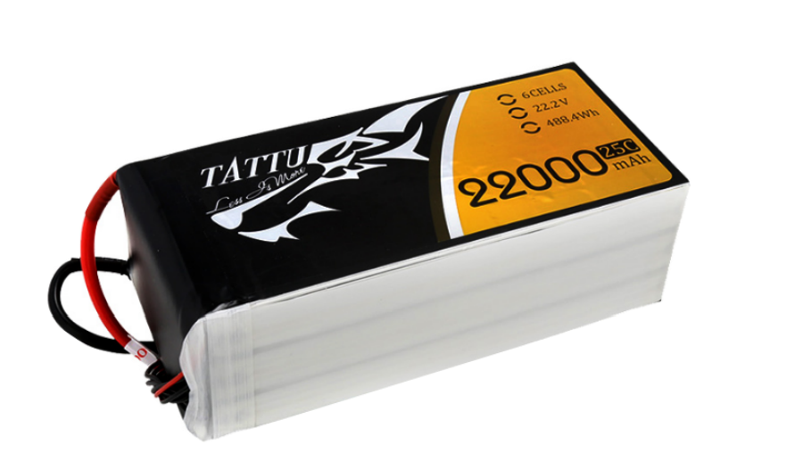 TATTU 22000mAh 25C 22.2V 6S1P