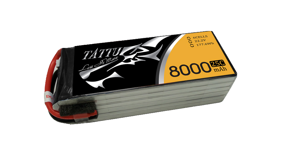 TATTU 8000mAh 25C 22.2V 6S